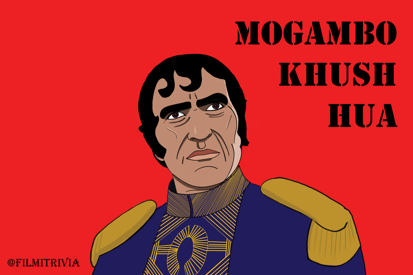 Mogambo Khush Hua | Mr. India | Bollywood Postcard