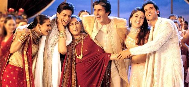 An image of the Raichand family from Kabhi Khushi Kabhie Gham...(K3G)