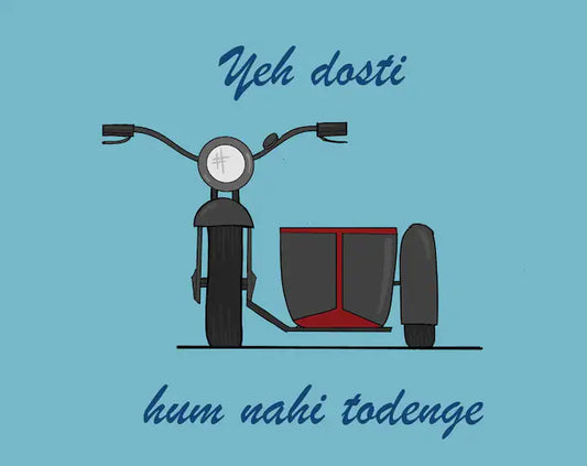 Yeh Dosti | Sholay | Bollywood Postcard