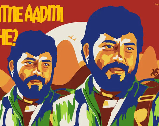 Sholay | Gabbar Singh | Bollywood Postcard